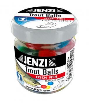 Jenzi Trout Balls Fisch Mix Farben