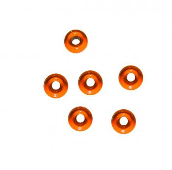 Tungsten Perle 3,3 mm Orange Jenzi