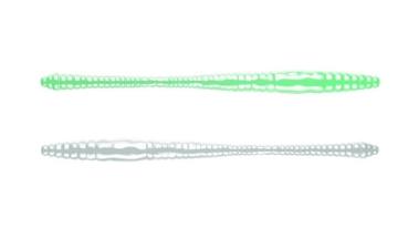 Dying Worm 80 000 Glow LIBRA LURES 12 Stück (CHEESE Flavour)