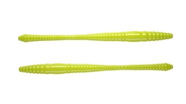 Dying Worm 80 006 hot yellow LIBRA LURES 12 Stück (CHEESE Flavour)