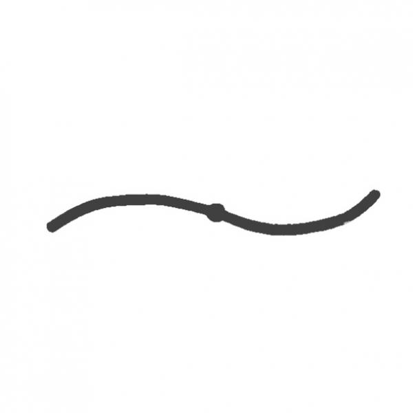 Schwarz Double Tap 100mm Käse #011 Nudel