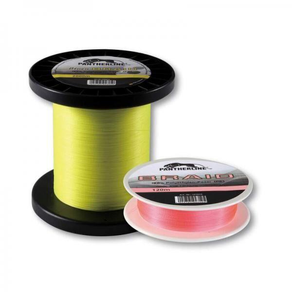 0,04 mm gelb Pantherline Palabraid UL Paladin rundgeflochten 120m