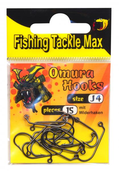 Gr. 4  FTM Omura Hooks Jighaken mit Widerhaken