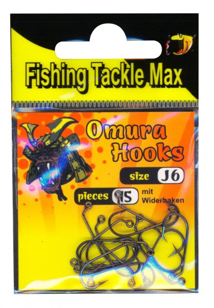 Gr. 6  FTM Omura Hooks Jighaken mit Widerhaken