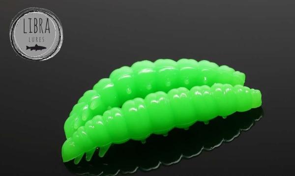 LARVA 30 mm 026 Hot Apple Green LIBRA LURES 15 Stück (CHEESE Flavour)