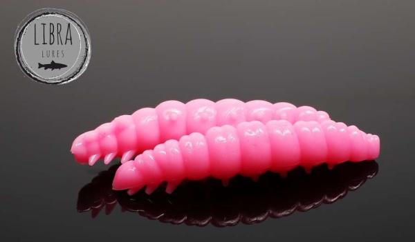 LARVA 30 mm 017 Bubble Gum LIBRA LURES 15 Stück (CHEESE Flavour)