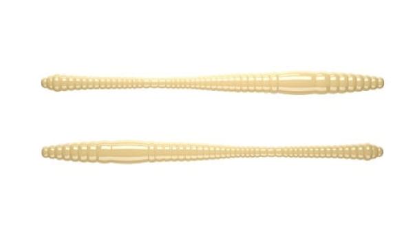 Dying Worm 80 005 cheese LIBRA LURES 12 Stück (CHEESE Flavour)