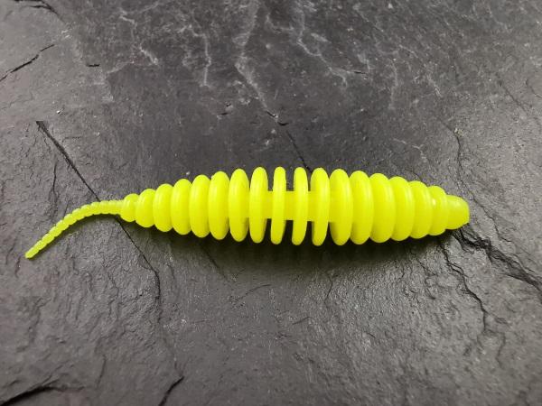 Troutworm 5cm (Fluo Gelb) Bubblegum