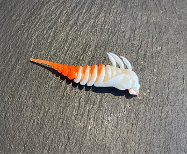 Skully (Weiß Orange UV aktiv) 45mm Bubblegum