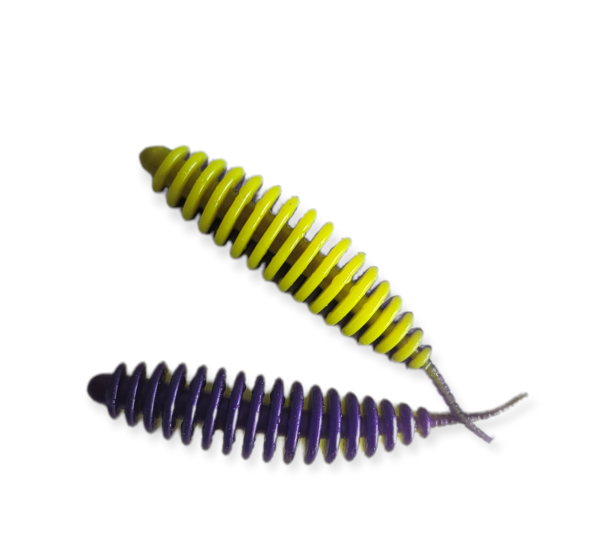Troutworm 2.0 (gelb lila) Bubblegum