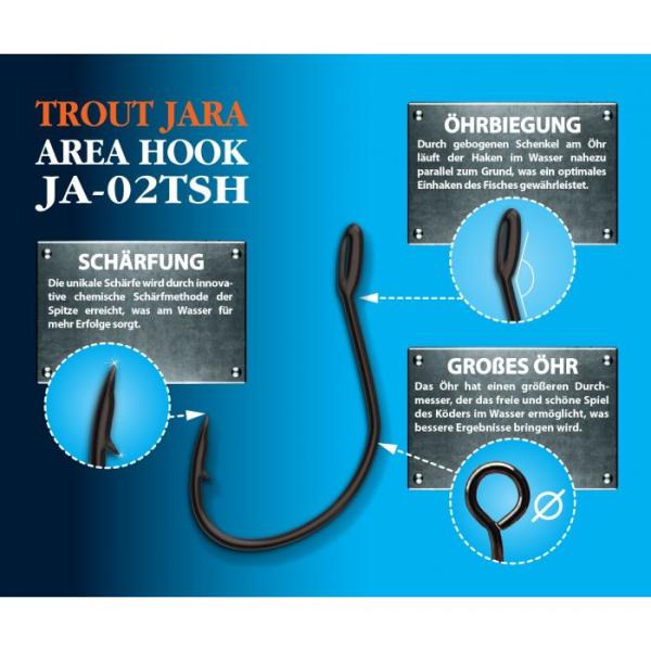 #10 TROUT JARA AREA HOOKS JA-02TSH