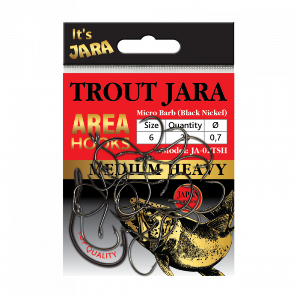 #6 TROUT JARA AREA HOOKS JA-02TSH