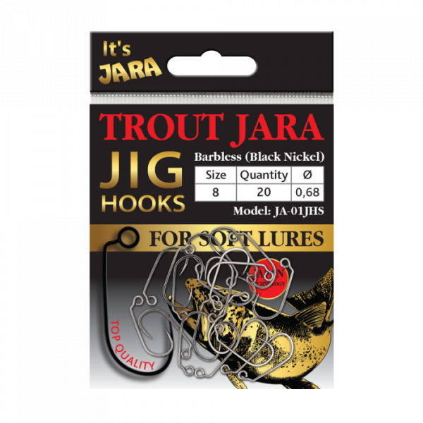 #8 TROUT JARA JIG HOOKS JA-01JHS